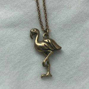 EUC J. Crew flamingo necklace